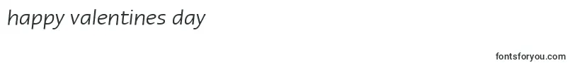 LinotypeErgoItalic-Schriftart – Schriften zum Valentinstag